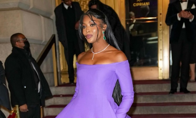 Photo of Naomi Campbell Valentino Purple Ball Gown Prince Trust Gala
