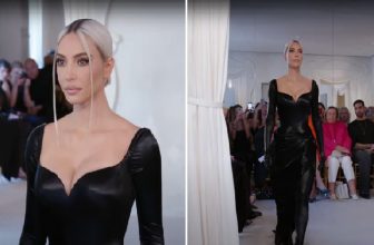 Kim Kardashian Walk Balenciaga Show At Paris Haute Couture Week