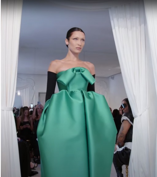 Bella Hadid Walking Balenciaga 