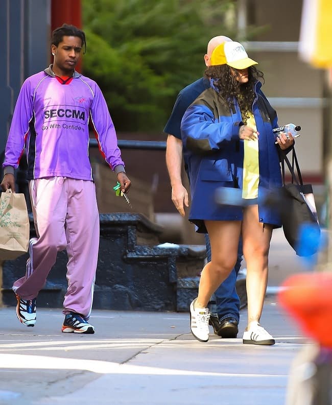 Rihanna and ASAP Rocky Grocery Shopping New York City Photo