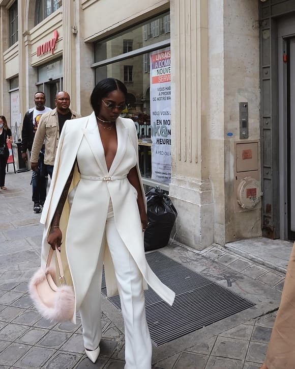 Tiwa Savage Attending Fending Fall 2022 Haute Couture Show Paris Image