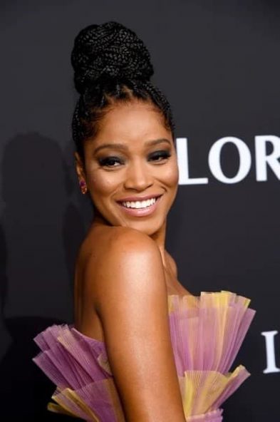 Keke Palmer wearing the knotless braids