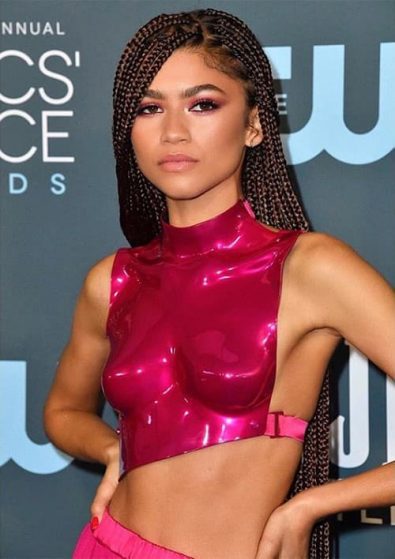 Zendaya Wearing Knotless Braids