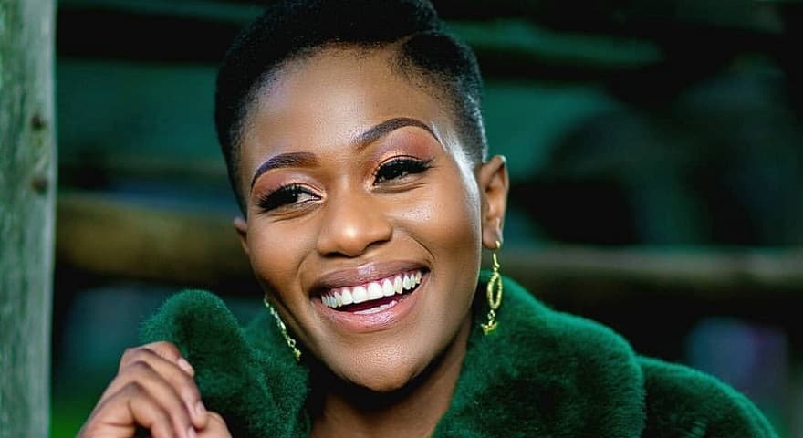 Zimbabwe Actress Natasha Dlamini Short Haircut