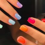 Italian manicure nail image