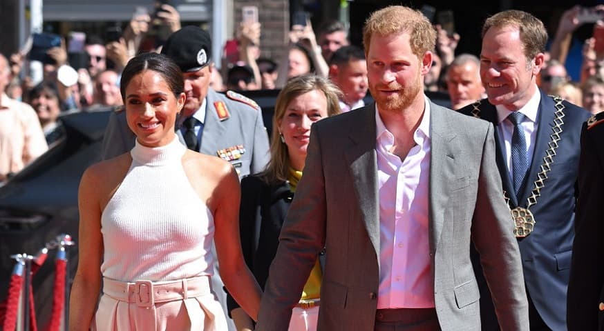 Meghan Markle and Prince Harry in Germany Photo