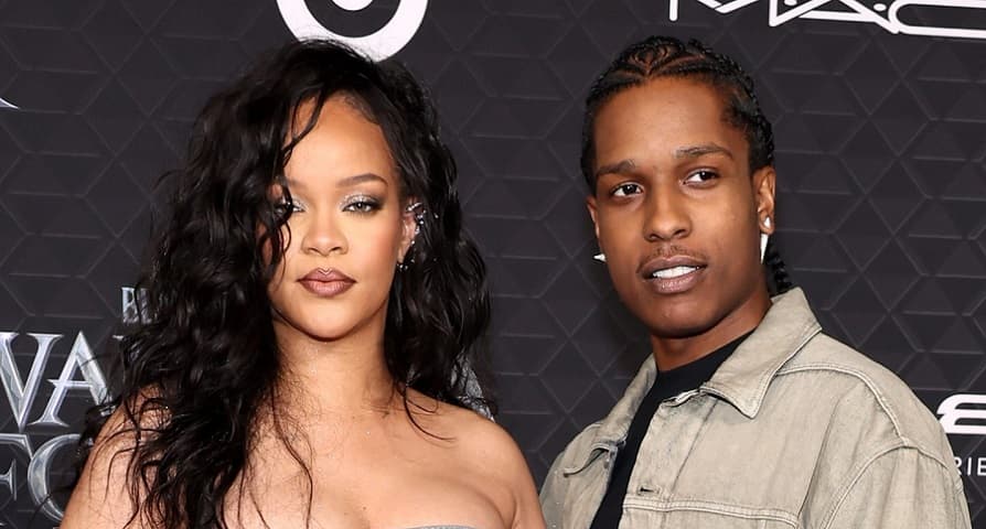 Rihanna ASAP Rocky - Black Panther Wakanda Forever Premiere