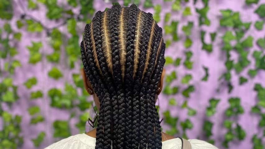 Stitch Braids Hairstyle Photo - Fashion Police NG