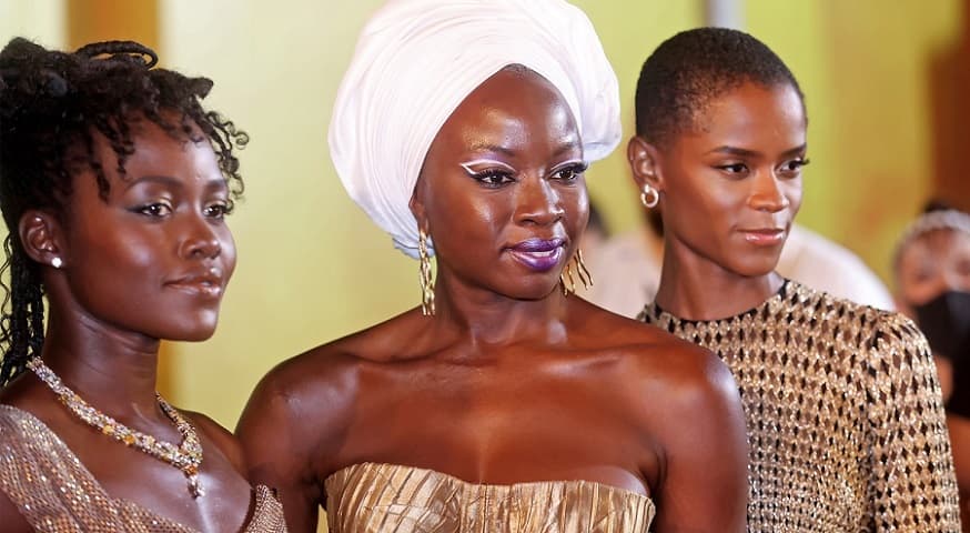 Danai Gurira Channels African Beauty In Christie Brown At The Wakanda ...