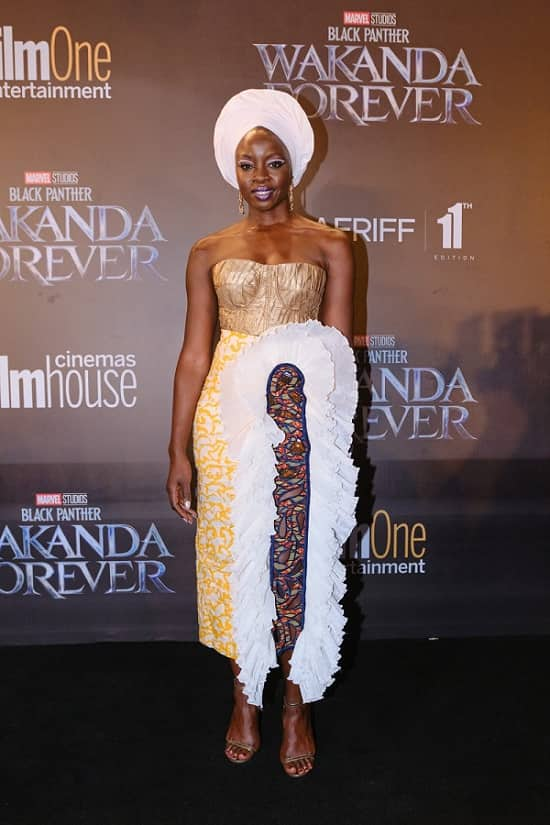 Danai Gurira Wakanda Forever Lagos Africa Premiere Photo