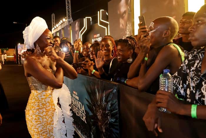 Danai Gurira Wakanda Forever Lagos Africa Premiere Photo