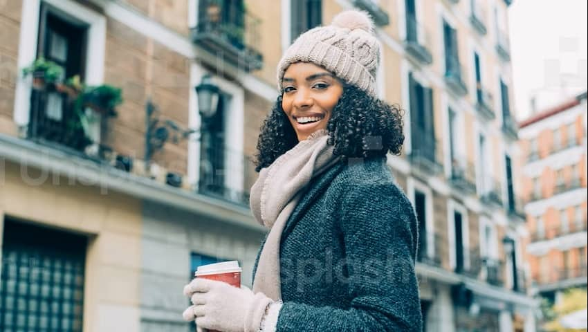 African American Wearing Sweater