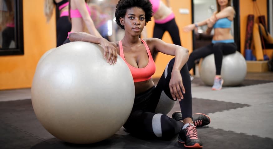 African American Woman Workout Photo