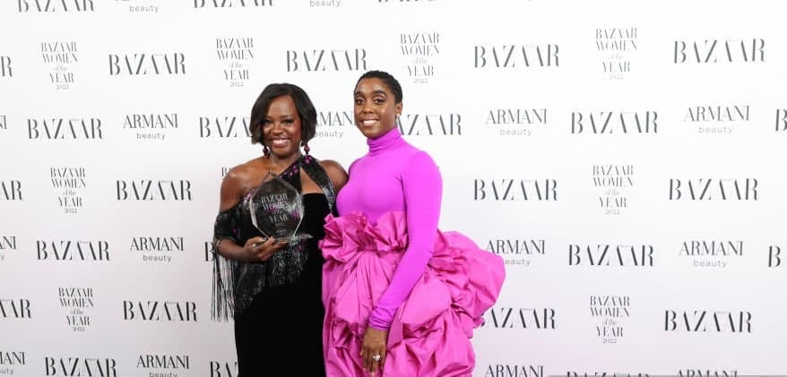 Viola Davis Armani Gown - Harpers Bazaar Women of the Year Awards 2022