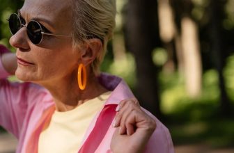 Elderly woman fashion