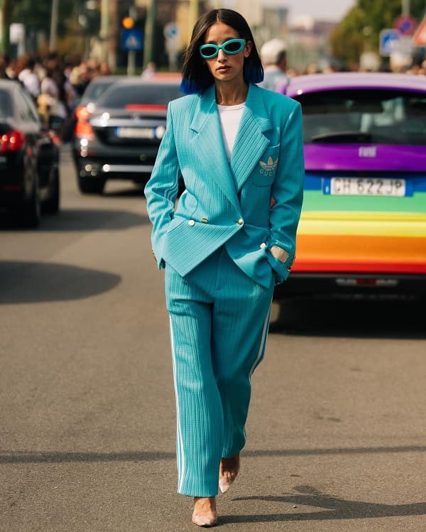 Woman fashion week street style photo - Fashion Police Nigeria