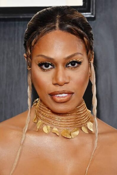 Laverne Cox Grammys 2023 beauty and makeup look