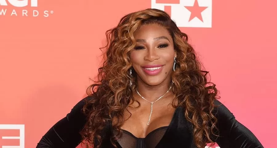 Serena Williams wears Brandon Blackwood Gown for 2023 NAACP Image Awards photo