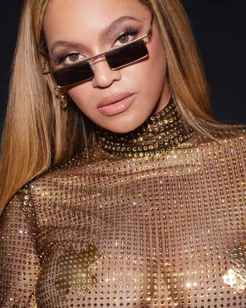 Beyonce Channels Her Inner Sexiness In A See-Through Gold Gown | FPN