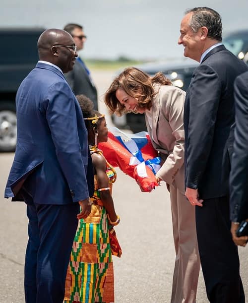 US Vice President, Kamara Harris visit to Ghana photo 2023 