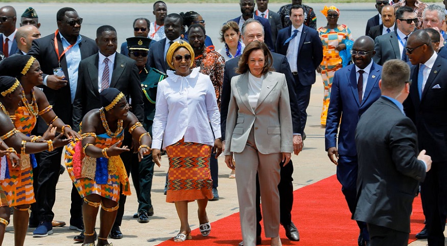 US Vice President, Kamara Harris visit to Ghana photo 2023