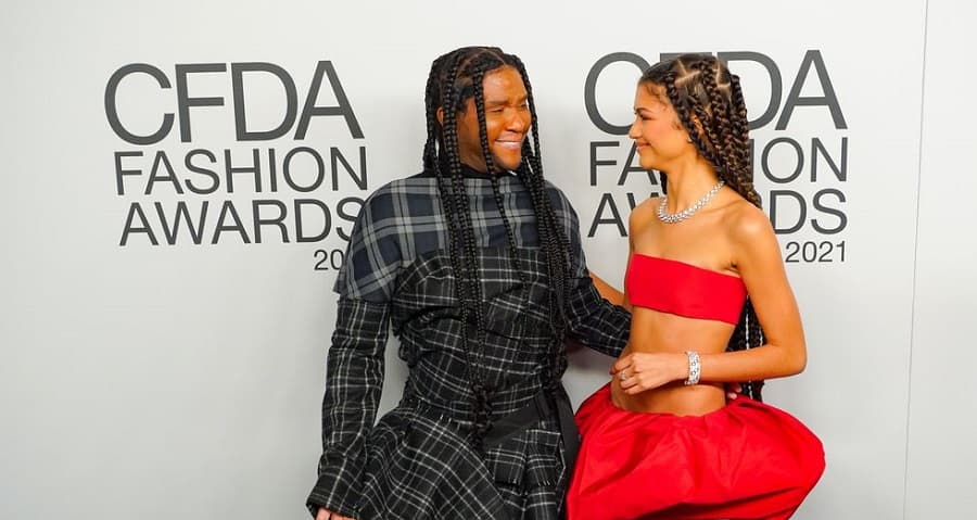 Law Roach and Zendaya attend the 2021 cfda fashion awards-news photo-1648221156