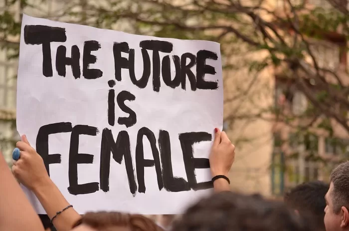 The future is female placard photo - Fashion Police Nigeria
