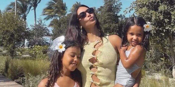 Kim Kardashian Coordinate With Her Daughters In Barbie-core Inspired ...