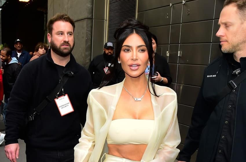 Kim Kardashian attends TIME100 gala and summit in a see-through pantsuit photo - Fashion Police Nigeria
