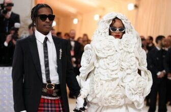 Rihanna Looks Like A Real Bride In Her Dramatic White MET Gala Gown