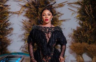 Toke Makinwa stunning ballgown photo 2023 AMVCAs