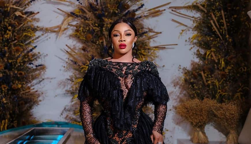 Toke Makinwa stunning ballgown photo 2023 AMVCAs