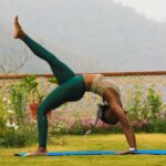African American woman showcasing different yoga poses - Fashion Police Nigeria