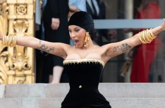 Cardi B Paris couture week photo - Fashion Police Nigeria