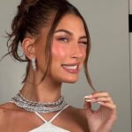 Hailey Bieber cherry nails photo - Fashion Police Nigeria