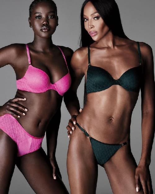 Naomi Campbell Adut Akech Victoria's Secret icon campaign photo