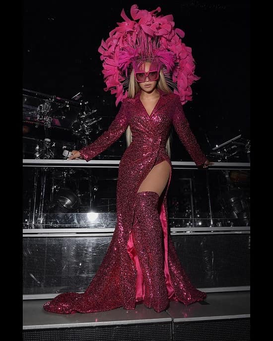 Beyonce Barbiecore outfit New Jersey Renaissance tour - Fashion Police Nigeria