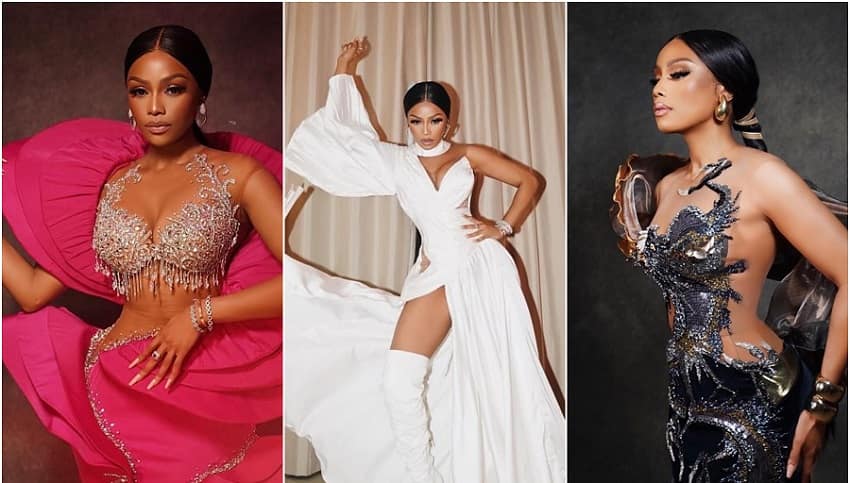 Bonang Matheba Wore Four Jaw-Dropping Outfits For The 2023 Miss SA Beauty Pageant Finale
