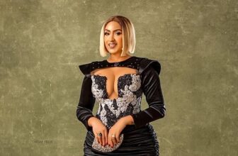 Juliet Ibrahim wears ruffle dress to attend Mo Abudu's short films premiere