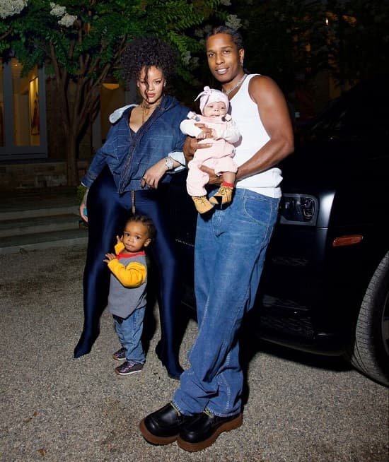 Rihanna and A$SAP Rocky Rocky new photos with their newborn Riot Ross Mayers and brother RZA Athelston Mayers - Fashion Police Nigeria