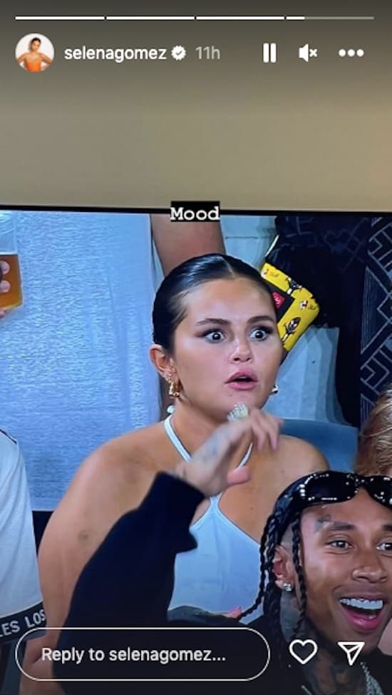 Selena Gomez Inter Miami football facial expression photo - Fashion Police Nigeria