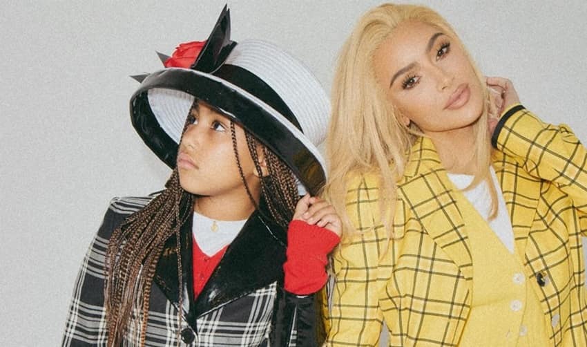 Kim Kardashian daughter North West don Clueless costumes Halloween - 2023