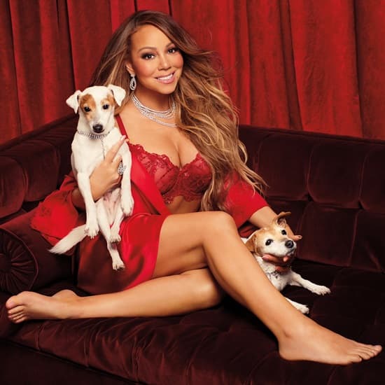 Mariah Carey x Victoria's Secret Holiday campaign photo - Fashion Police Nigeria