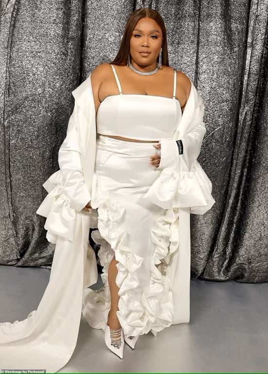 Lizzo white dress at the Renaissance film world premiere - Fashion Police Nigeria