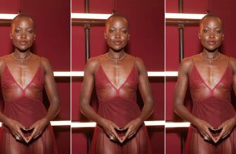Lupita Nyong’o Wore a Fishnet Sheer Gown at the LACMA Art+Film Gala