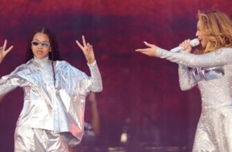 Beyonce and Blue Ivy renaissance tour photo