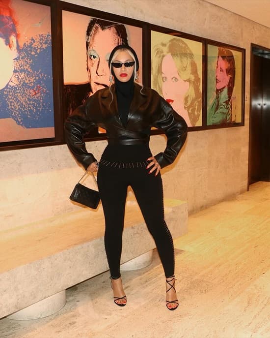 Beyonce Proves an All-Black Look Can Be Sleek and Glamorous