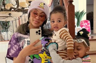 Cardi B's photo with her children - Kulture Kiari Cephus and son Wave Set Cephus