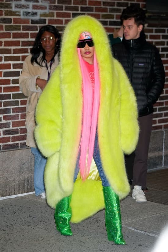 Nicki Minaj outfits for Pink Friday 2 promotion - Fashion Police Nigeria