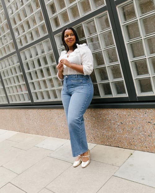 reason to invest in high-rise wide leg jeans - Fashion Police Nigeria